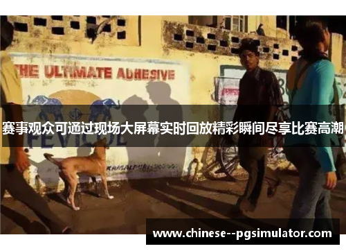 赛事观众可通过现场大屏幕实时回放精彩瞬间尽享比赛高潮