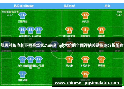 凯恩对阵热刺亚冠赛场状态表现与战术价值全面评估关键影响分析前瞻